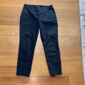 THEORY Treeca crepe slim-leg pants